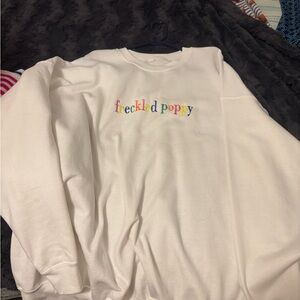 Kids White Sweatshirt
